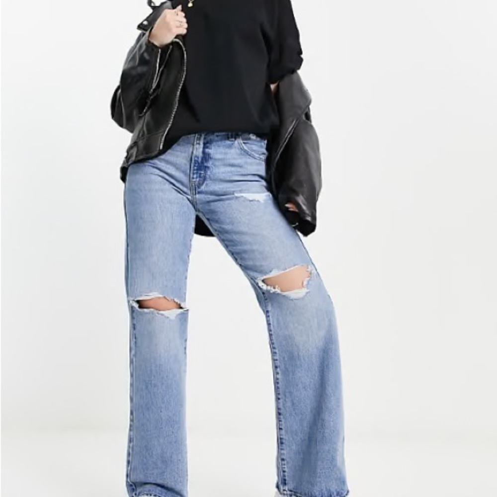 Levi's Light Blue Flare & Wide Leg Jeans
